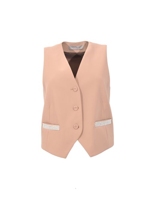 Gilet con dettagli gioiello D. Exterior | 629216MOCH